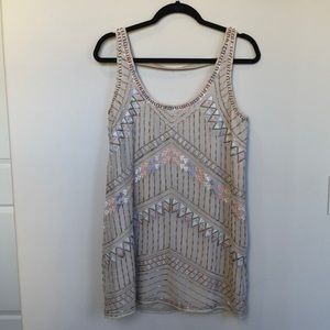 Free People Beaded Shift Dress